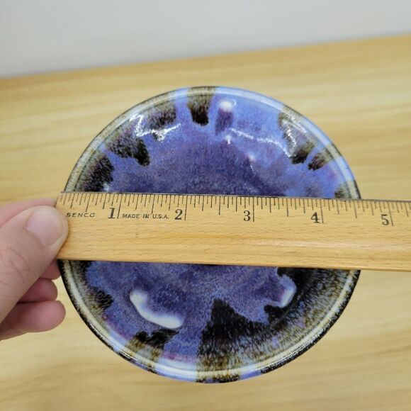 Vintage Drip Glazed Studio Pottery Vessel Vase - Picture 9 of 15